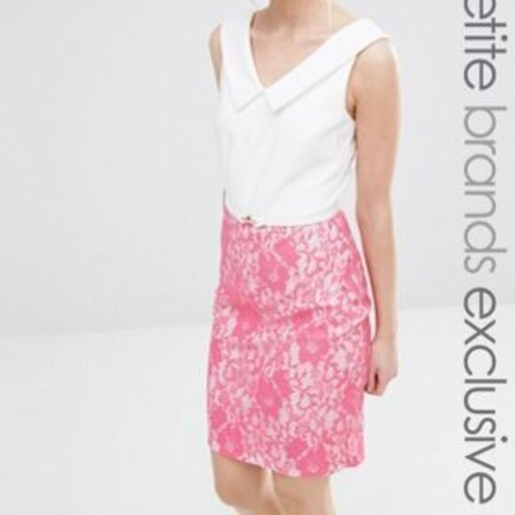 Paper Dolls Petite Lace Sheath Dress!!! - Picture 1 of 8